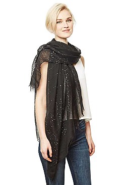 SOLID LUREX SCARF