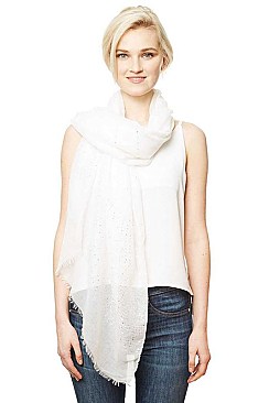 SOLID LUREX SCARF