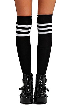 PACK OF 12 FASHION KNEE HIGH BOOT SOCKS