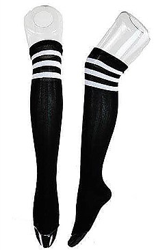 PACK OF 12 FASHION KNEE HIGH BOOT SOCKS
