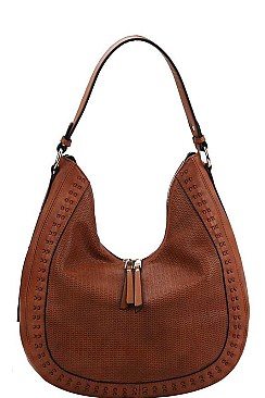 STYLISH TEXTURED PU LEATHER FASHION HOBO BAG JYCTD-0016