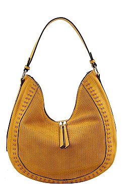 STYLISH TEXTURED PU LEATHER FASHION HOBO BAG JYCTD-0016