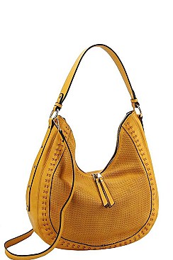 STYLISH TEXTURED PU LEATHER FASHION HOBO BAG JYCTD-0016