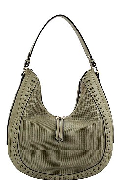STYLISH TEXTURED PU LEATHER FASHION HOBO BAG JYCTD-0016