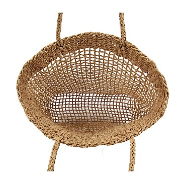 Fashion Woven Straw Shopper
