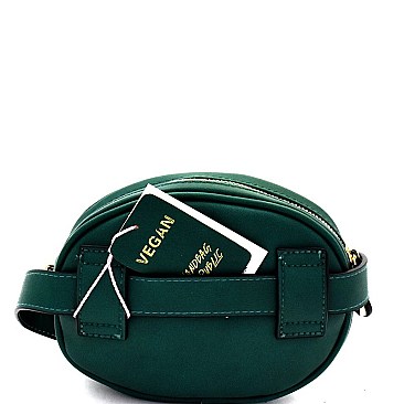 Chevron Quilted Pattern Fashion Round Fanny Pack MH-CTJY0013