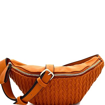Chevron Quilted Fashion Fanny Pack