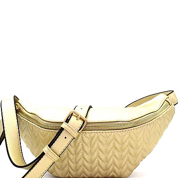Chevron Quilted Fashion Fanny Pack
