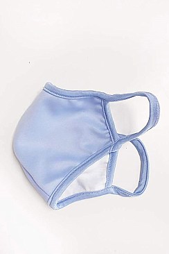 PACK OF 12 ASSORTED COLOR REUSABLE COTTON MASKS