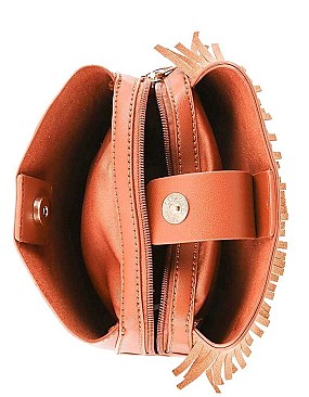 FASHION MULTI FRINGE CROSSBODY BAG