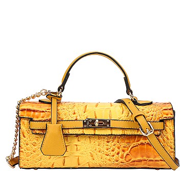 croc yellow bag