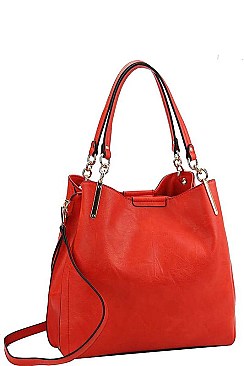 POSH PU LEATHER MODERN LONG STRAP CHIC HOBO BAG JYD-0477