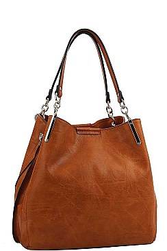 POSH PU LEATHER MODERN LONG STRAP CHIC HOBO BAG JYD-0477