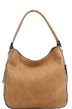 STYLISH SMOOTH TEXTURED PU LEATHER MODERN FASHION HOBO BAG JYD-0489