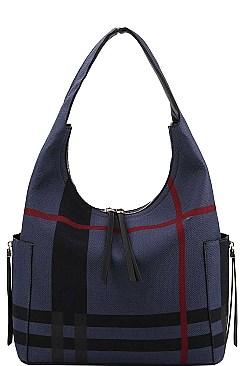 CHECK  HOBO BAG