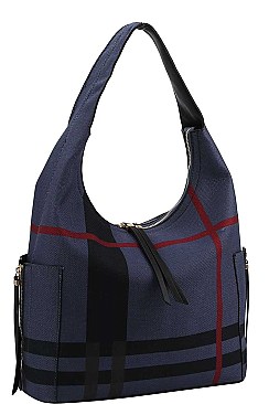 CHECK  HOBO BAG