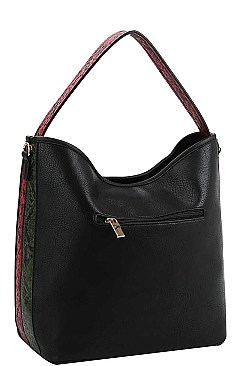 LONG STRAPPED RHINESTONE INSECT HOBO BAG