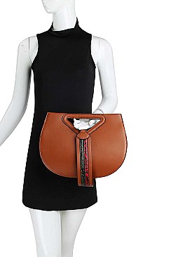 2IN1 DESIGNER STYLISH CONVERTIBLE SATCHEL WITH MATCHING WALLET