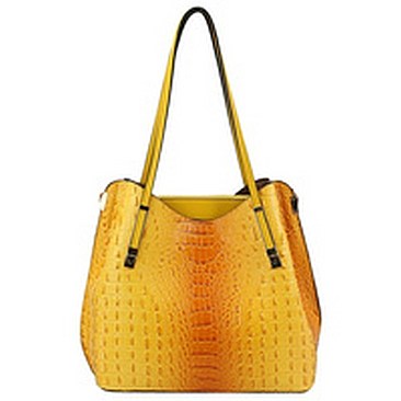 Crocodile Multi Compartment Satchel