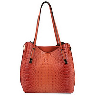Crocodile Multi Compartment Satchel