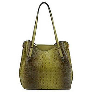 Crocodile Multi Compartment Satchel