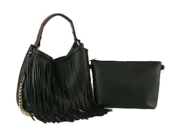 FRINGED 2 IN-1 HOBO