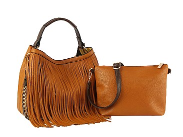 FRINGED 2 IN-1 HOBO