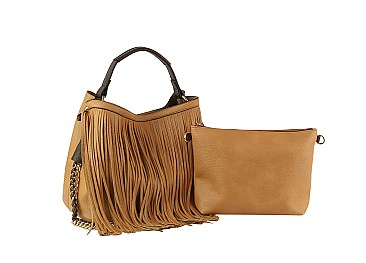 FRINGED 2 IN-1 HOBO