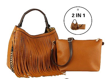 FRINGED 2 IN-1 HOBO