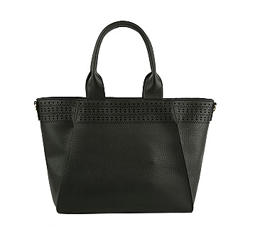 Large Size Laser-cut Tote / Satchel