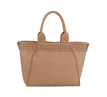 Large Size Laser-cut Tote / Satchel