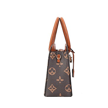 2-in-1 Monogram Padlock CLassic Satchel