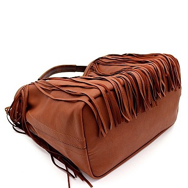 FRINGED 2 IN-1 HOBO