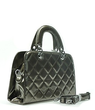 Shiny Patent Leather Satchel