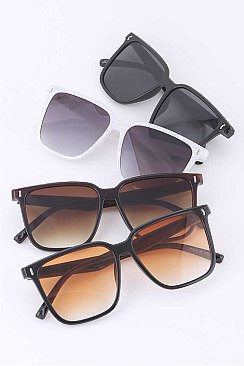 Pack of 12 CLASSIC TINT SQUARE SUNGLASSES SET