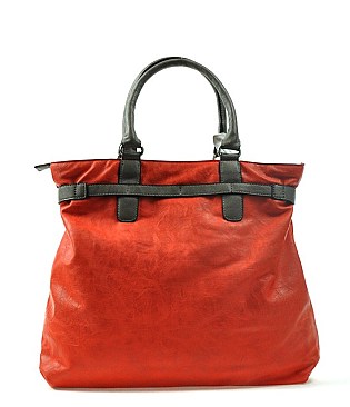 Belted Two Colored Tote