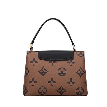 2 In1 Monogram -V- Emblem Handbag with Wallet