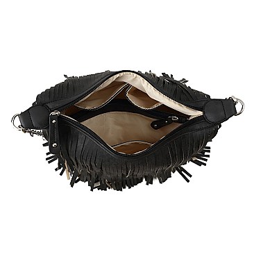 Designer Fringe DOUBLE SIDED FRINGE Messenger