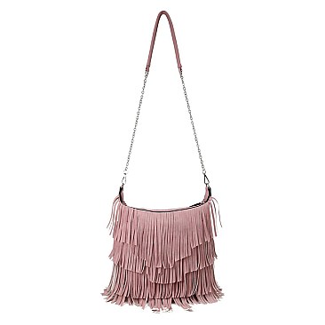 Designer Fringe DOUBLE SIDED FRINGE Messenger