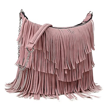 Designer Fringe DOUBLE SIDED FRINGE Messenger