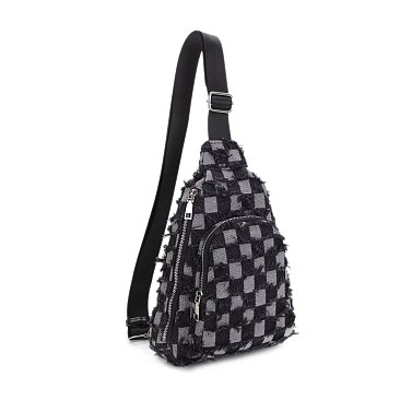DENIM SLING BAG