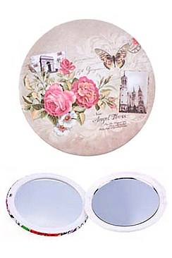 Pack of (12 pieces) DAINTY COMPACT MIRRORS FM-DMR0072