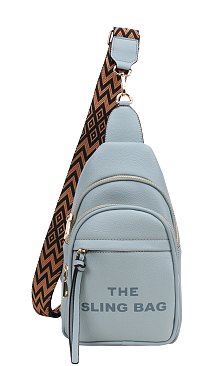 " The Sling Bag" Letter Sling Bag