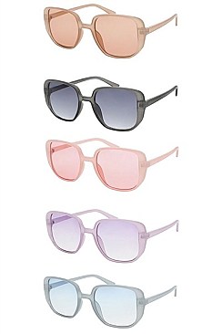 PACK OF 12 ASSORTED COLOR FASHION SUNGLASSES