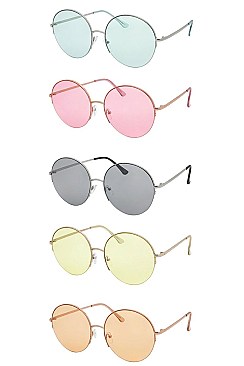 PACK OF 12 ASSORTED COLOR FASHION SUNGLASSES