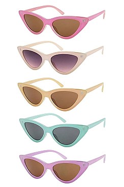 PACK OF 12 ASSORTED COLOR FASHION SUNGLASSES