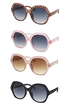 PACK OF 12 ASSORTED COLOR FASHION SUNGLASSES
