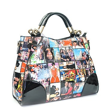 Obama Metal Handle Satchel Handbags