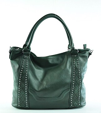 Studded Rhinestone Tote