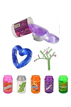 PACK OF 24 MULTI COLOR CRYSTAL SLIME D.I.Y CRYSTAL MUD FM-DTY1225